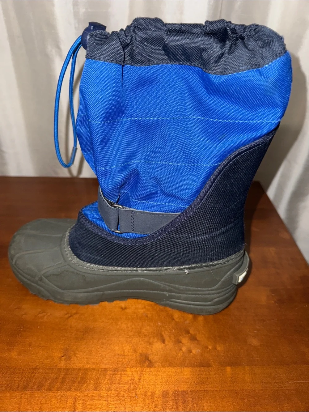 Columbia Kids Royal Blue and Black Waterproof Winter Boots